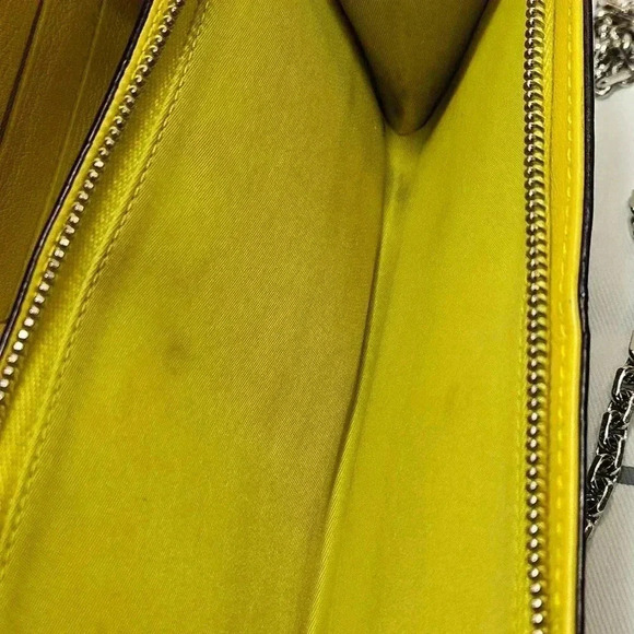 Dior Rencontre Black/Yellow Wallet-On-Chain - Picture 12 of 16